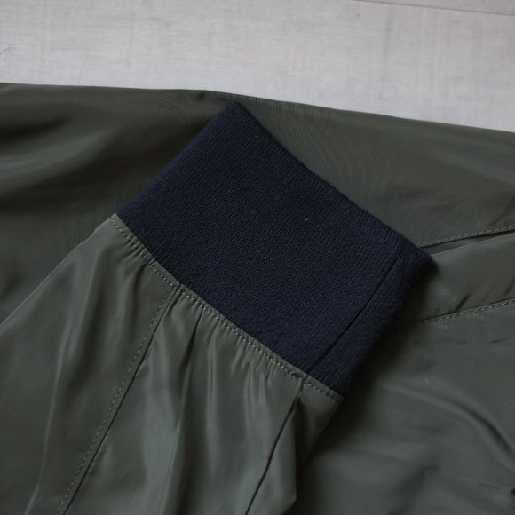 Hollister Khaki Green Men's Lightweight Bomber Jacket Size M - Picture 5 of 7